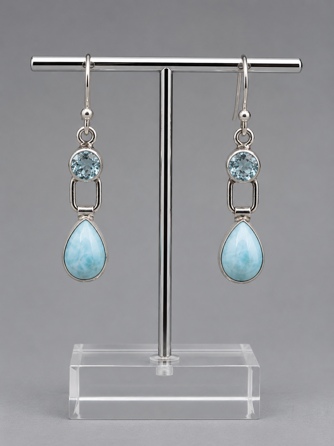 Colgante de Larimar · Serenidad en Medio del Caos