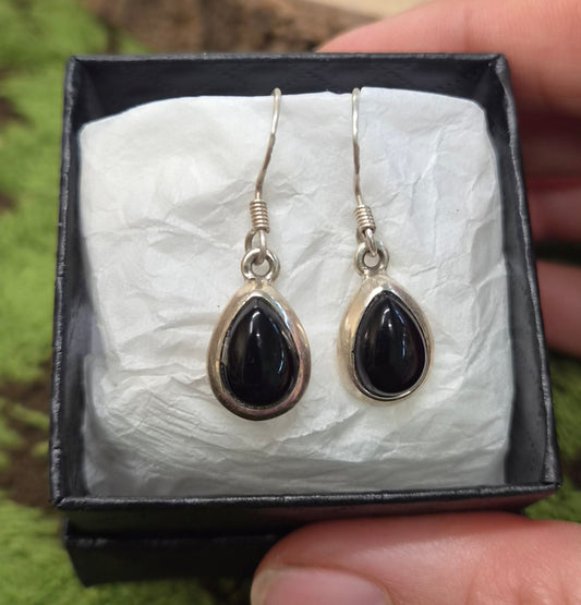 ⚡️Pendientes Turmalina Gota – Protección y estabilidad en Plata 925