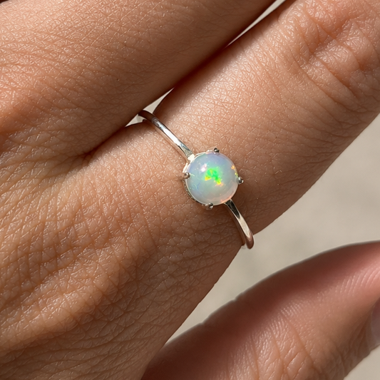 Anillo Esencia — Ópalo Etíope