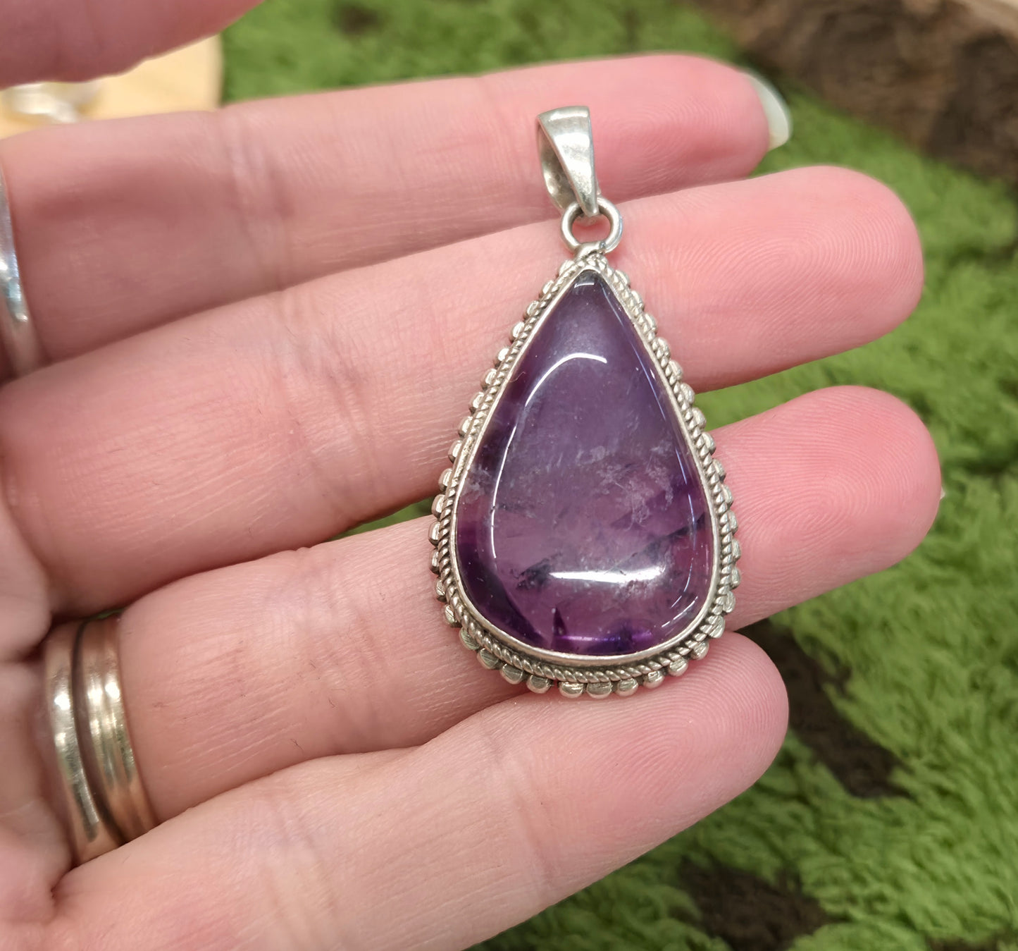 💜Colgante Amatista en Plata 925 – Tu Luz más Profunda