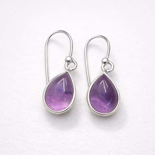 Pendientes “Gota Sagrada” – Piedra natural y Plata