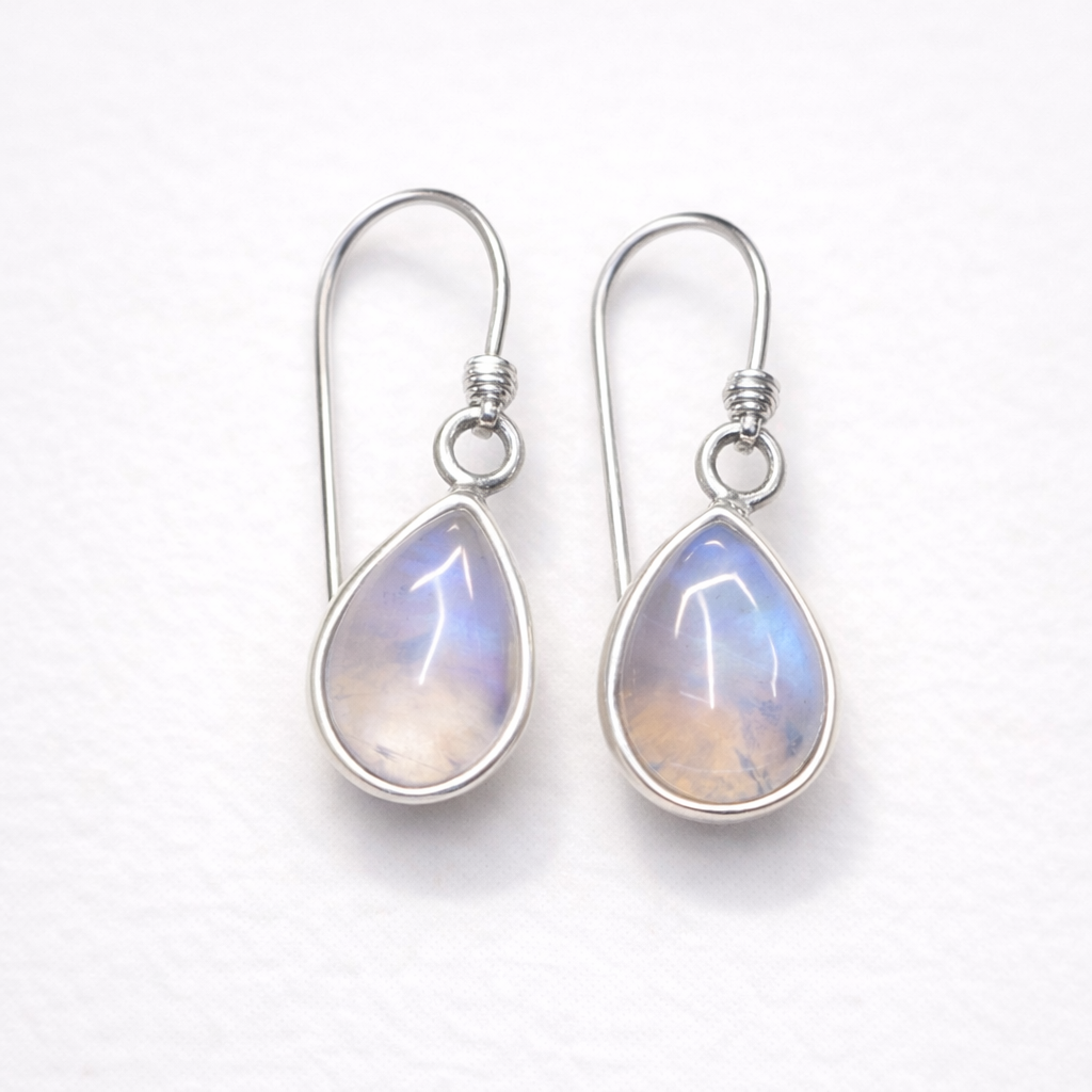 Pendientes “Gota Sagrada” – Piedra natural y Plata