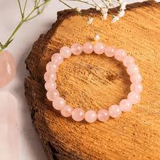 Pulsera Cuarzo Rosa 6mm- Amor y Sanación