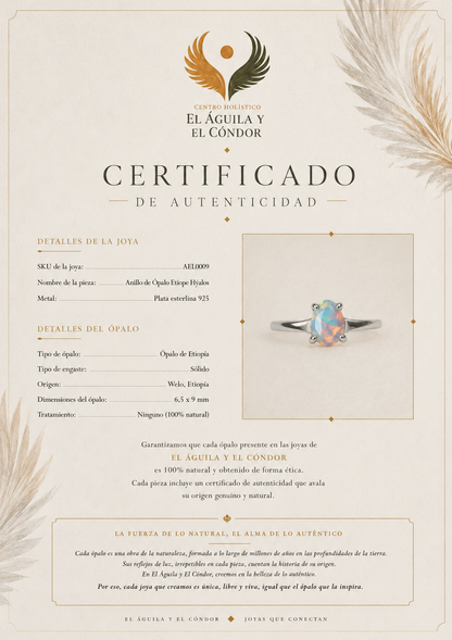 Anillo Esencia — Ópalo Etíope