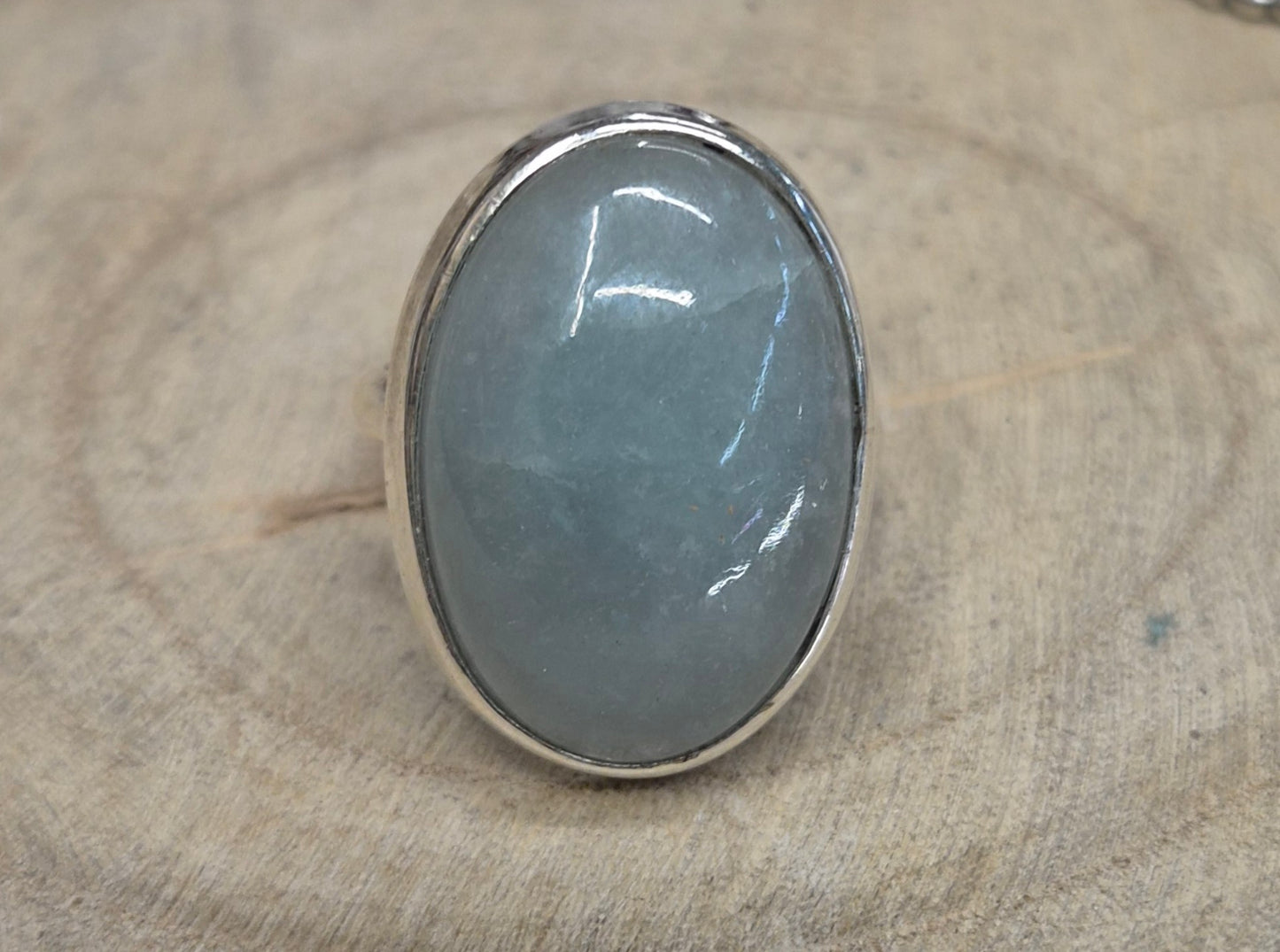 Anillo de Aguamarina en Plata 925