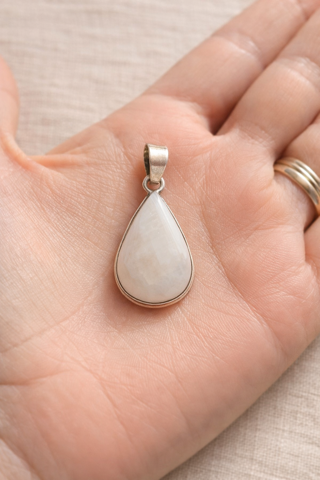 Colgante Piedra luna gota