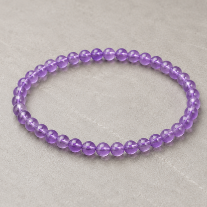 Pulsera de Amatista Natural 6mm