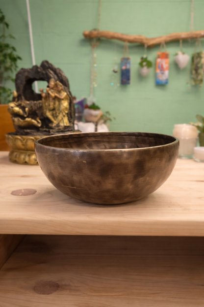 Cuenco Tibetano Moon de 39 cm | 7 Metales Artesanal