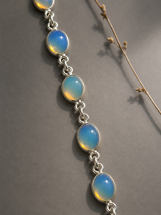 Pulsera de Ópalo Etíope en Plata 925