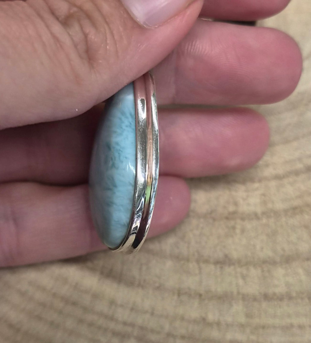 Colgante Larimar Grande · Plata 925