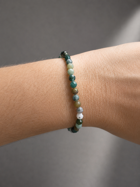 Pulsera Àgata India facetada