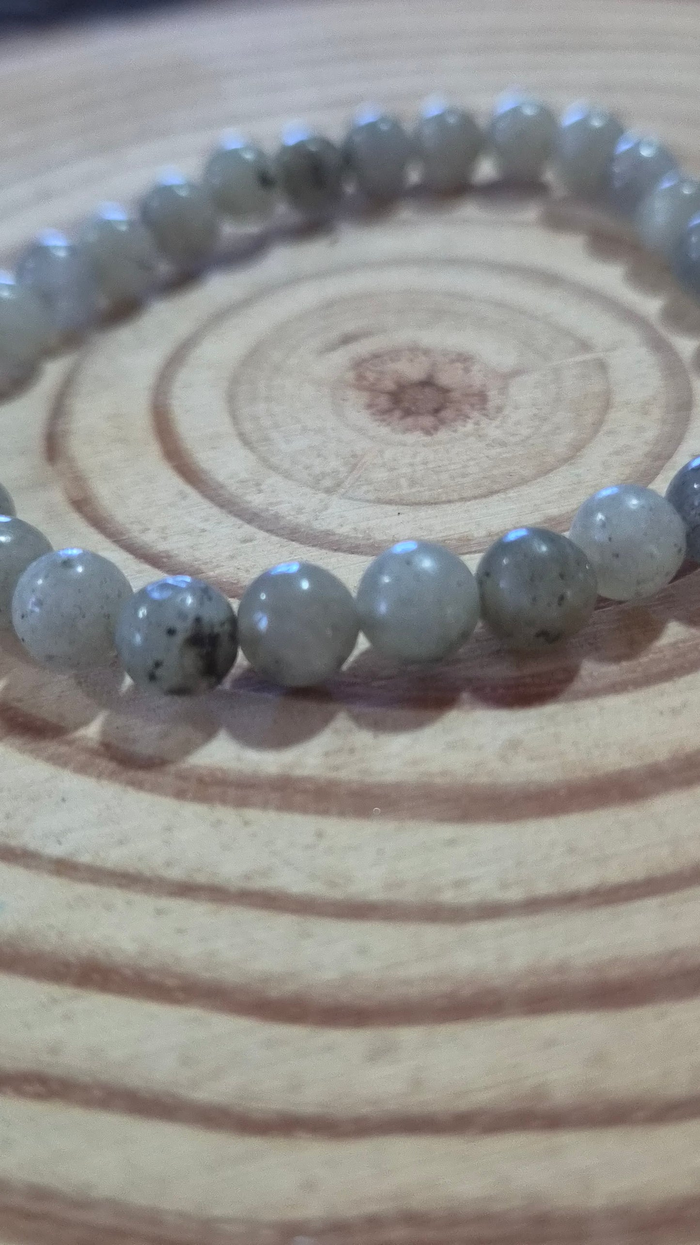 Pulsera de Labradorita 6mm- Intuición y Protección.
