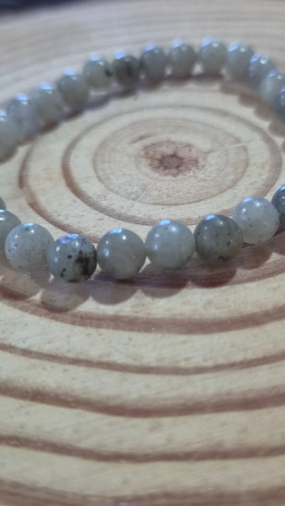 Pulsera de Labradorita Natural 6mm