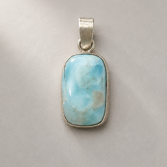 Colgante de Larimar · Calma y Equilibrio Emocional