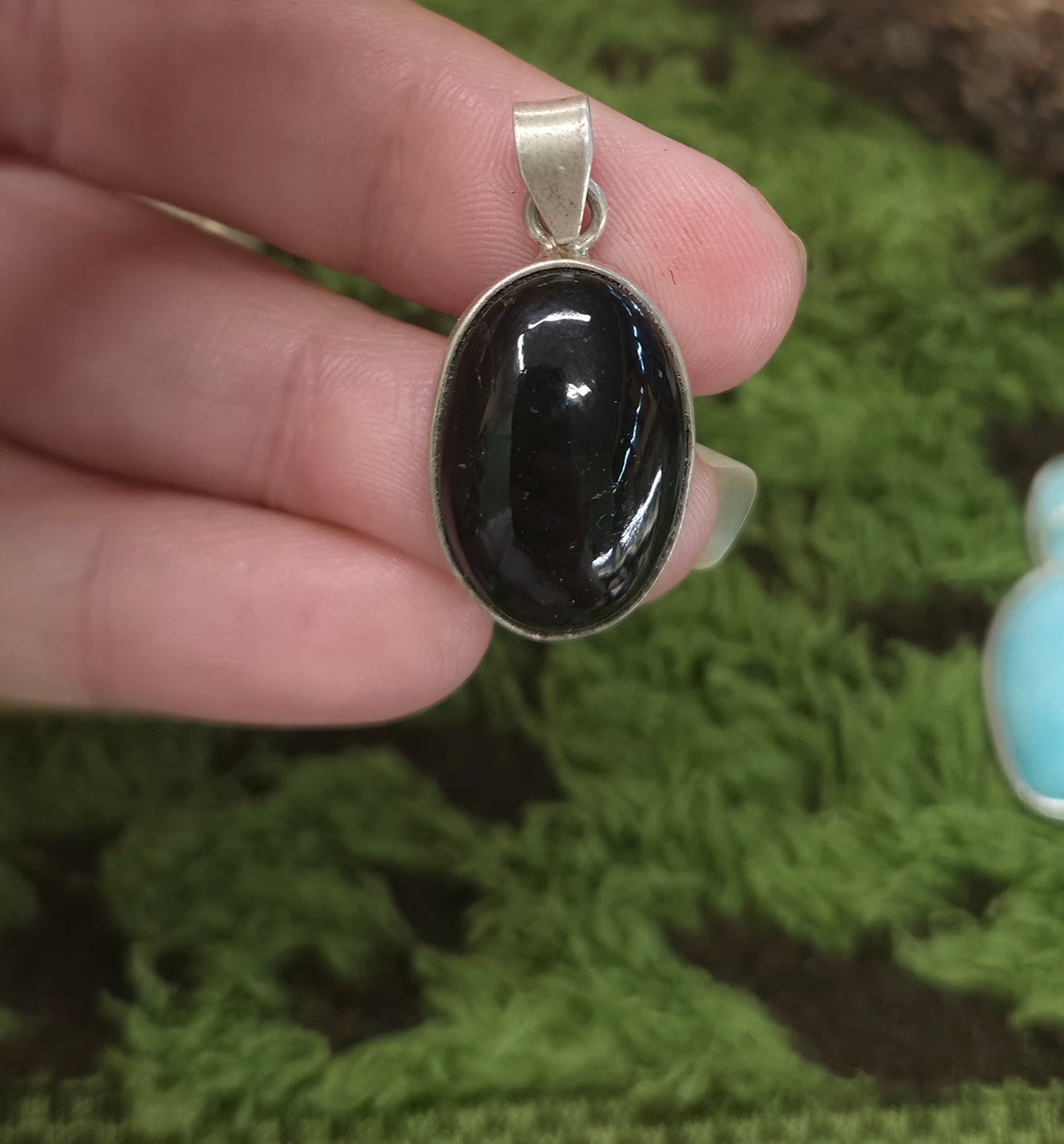 ⚡️Colgante Turmalina Negra Oval – Tu Escudo Energético