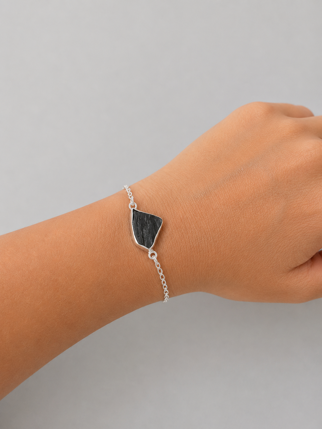 Pulsera Moldavita · Caída Libre · Plata de Ley 925 (copia)
