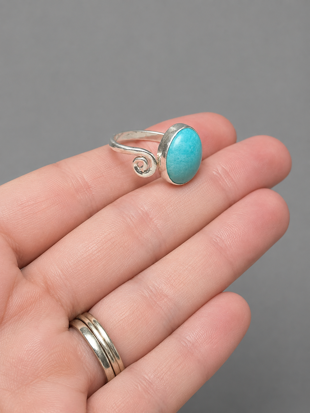 Anillo Amazonita · Para las que necesitan decir su verdad sin perder la calma
