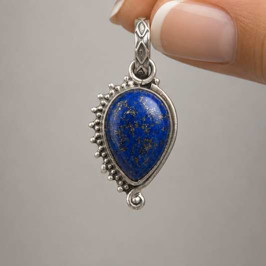 Colgante lapislazuli plata 925