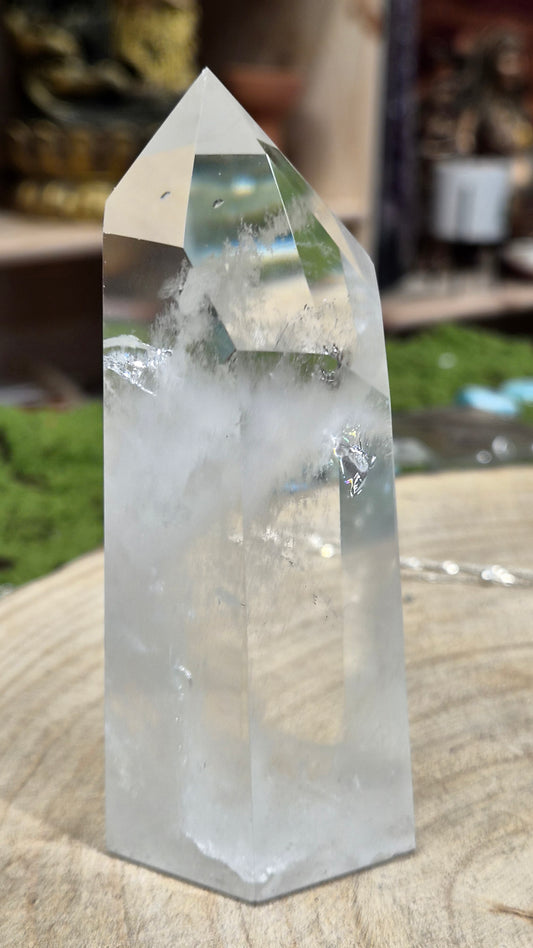 Punta de Cuarzo Transparente — Pieza de Altar (copia)