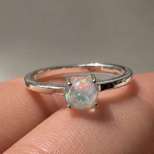 Anillo Esencia — Ópalo Etíope