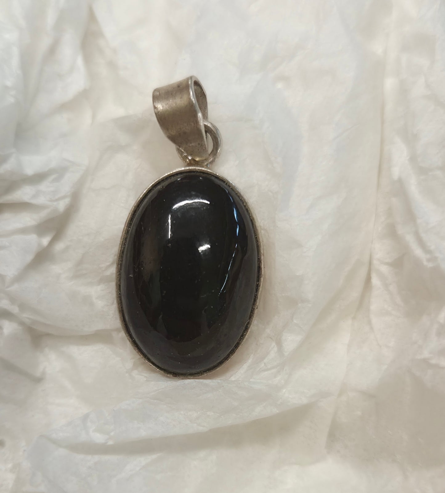 ⚡️Colgante Turmalina Negra Oval – Tu Escudo Energético