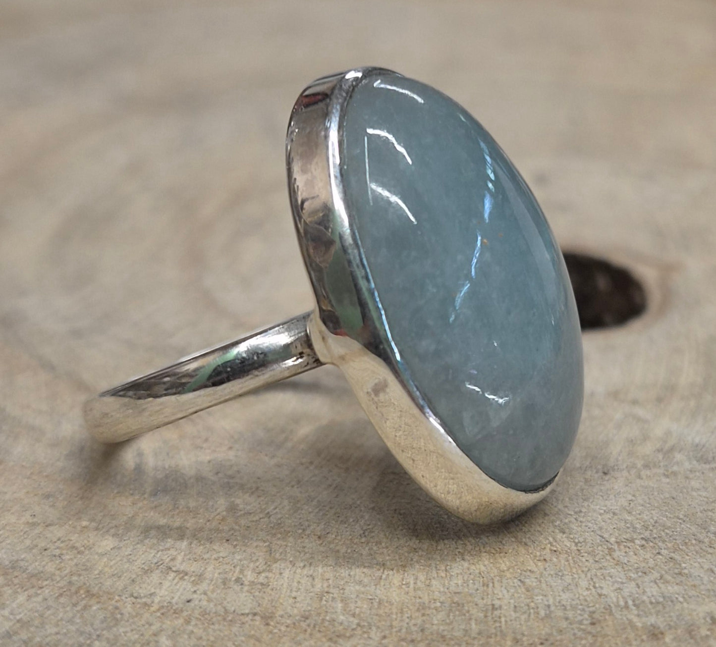 Anillo de Aguamarina en Plata 925