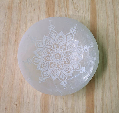 Cuenco de Selenita Natural 10cm
