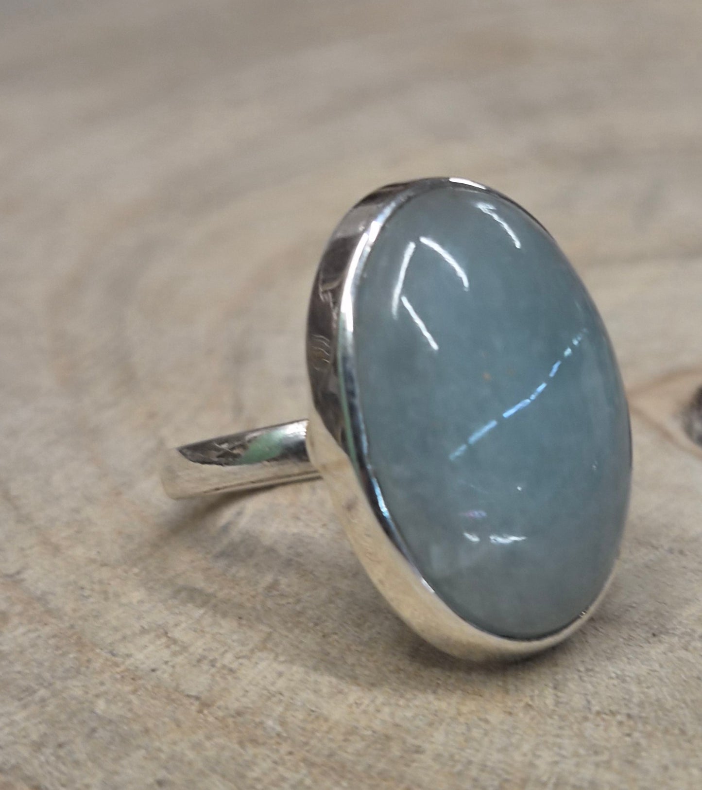 Anillo de Aguamarina en Plata 925