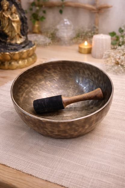 Cuenco Tibetano Moon de 39 cm | 7 Metales Artesanal