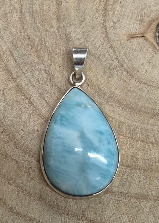 Colgante Larimar Grande · Plata 925