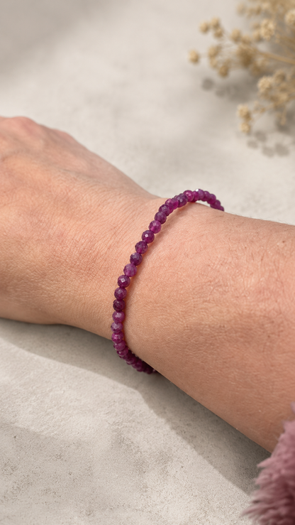 Pulsera de Rubí · Fuerza Interior y Poder Personal